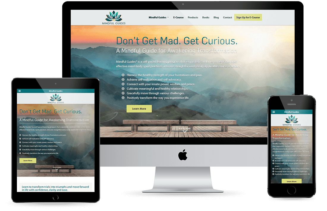 Mindful Guides Portfolio design by Equity Web Solutions